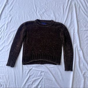 Aéropostale Women’s Brown Textured Crewneck